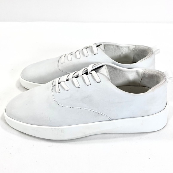 Wolf and Shepherd Cruise White Leather Lace Up Sneaker Shoes Women US 9 EU 39.5 - Picture 4 of 11